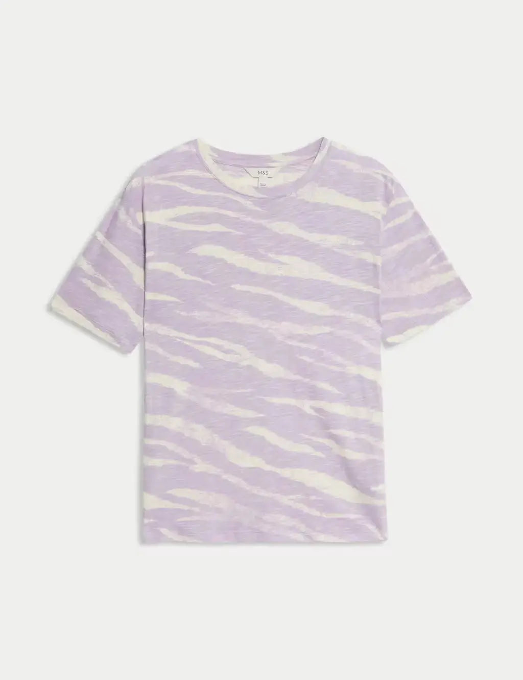 Womens Cotton Modal Blend Printed T-Shirt