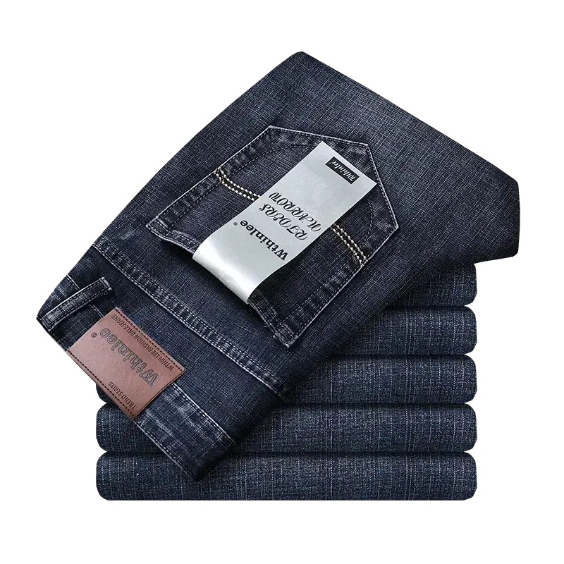 Withinlee Men's Business Jeans – Classic Stretch Denim Trousers (Blue/Black)