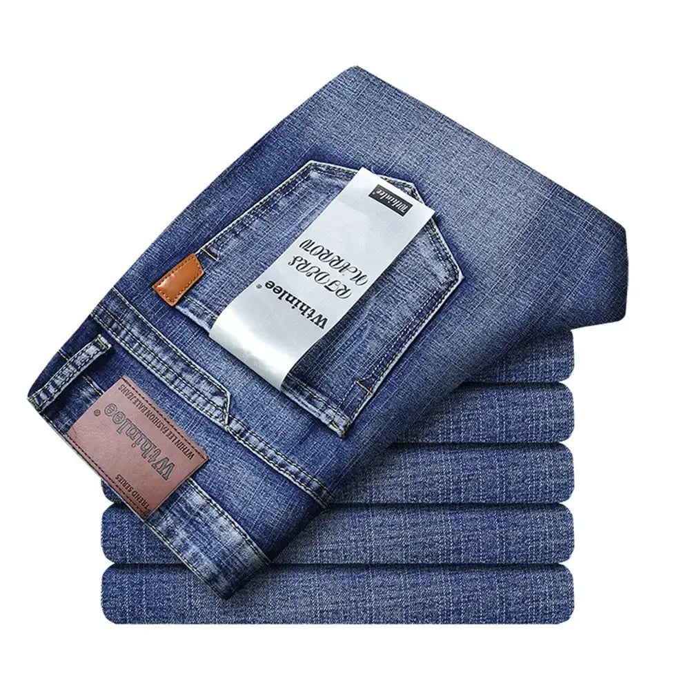 Withinlee Men's Light Blue Business Jeans – Classic Stretch Denim Trousers
