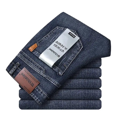 Withinlee Men's Light Blue Business Jeans – Classic Stretch Denim Trousers