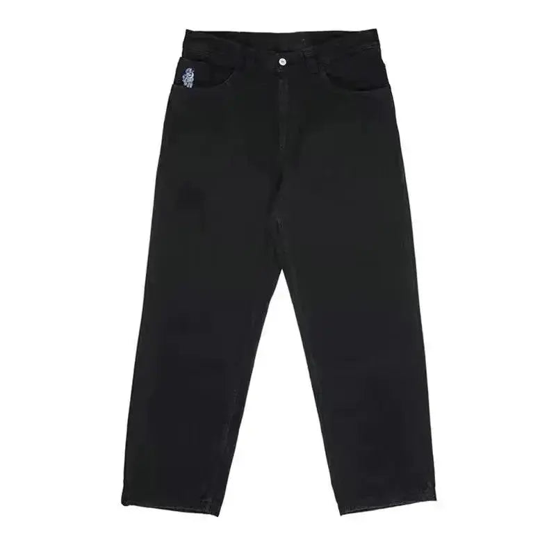 Y2K Big boy Jeans for Men Streetwear Baggy Jeans Embroidery Denim