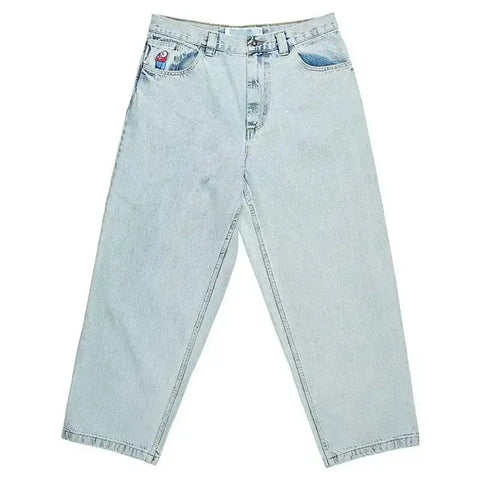 Y2K Big boy Jeans for Men Streetwear Baggy Jeans Embroidery Denim