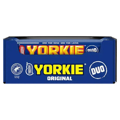Yorkie DUO Milk Chocolate Bar 72g (Case of 24)
