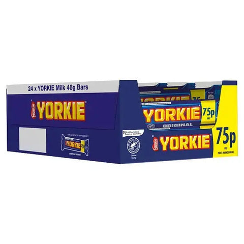 Yorkie Milk Chocolate Bar 46g PMP 75p (Case of 24)