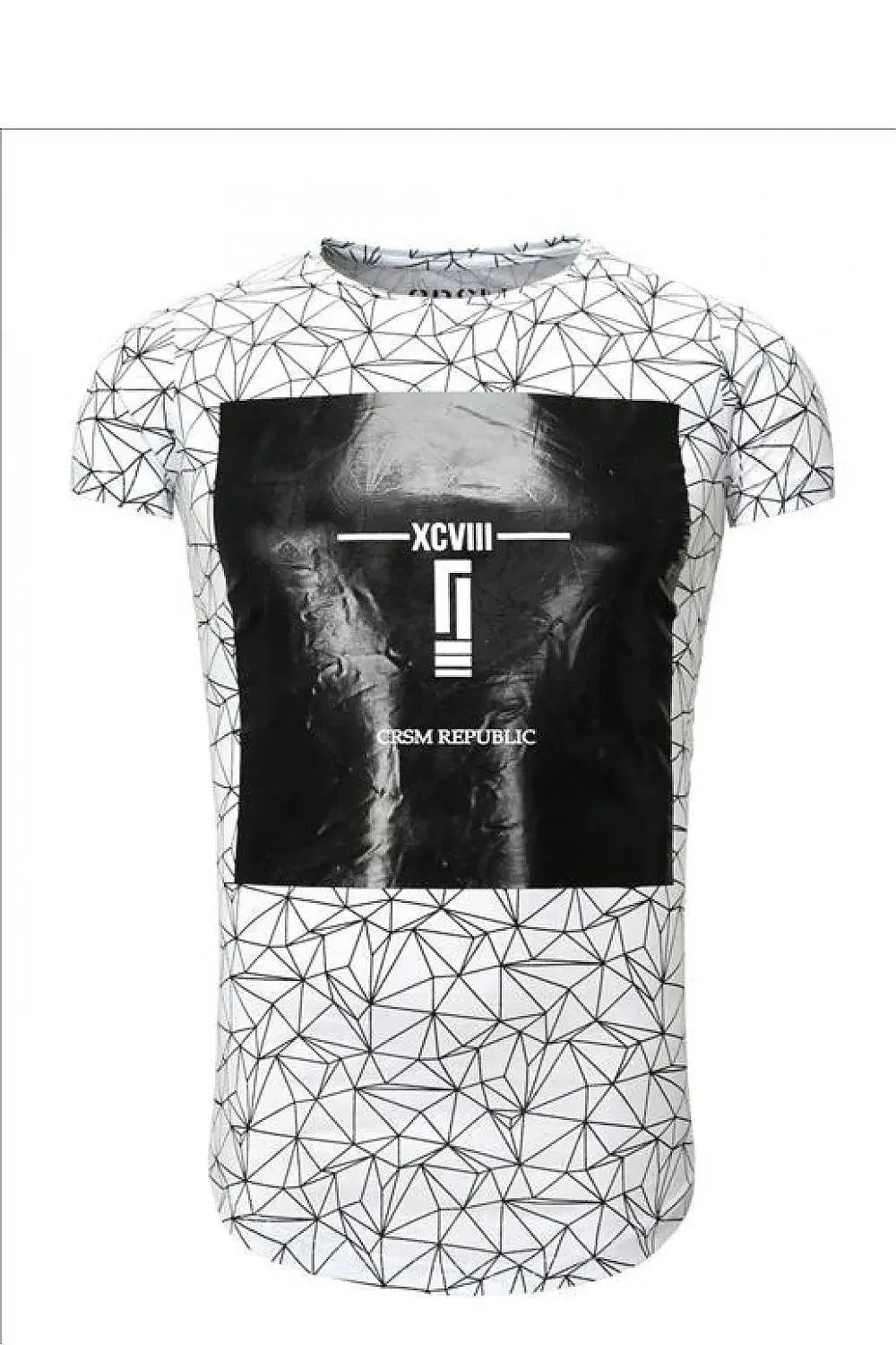 YourNewStyle Men's short sleeve white t-shirt