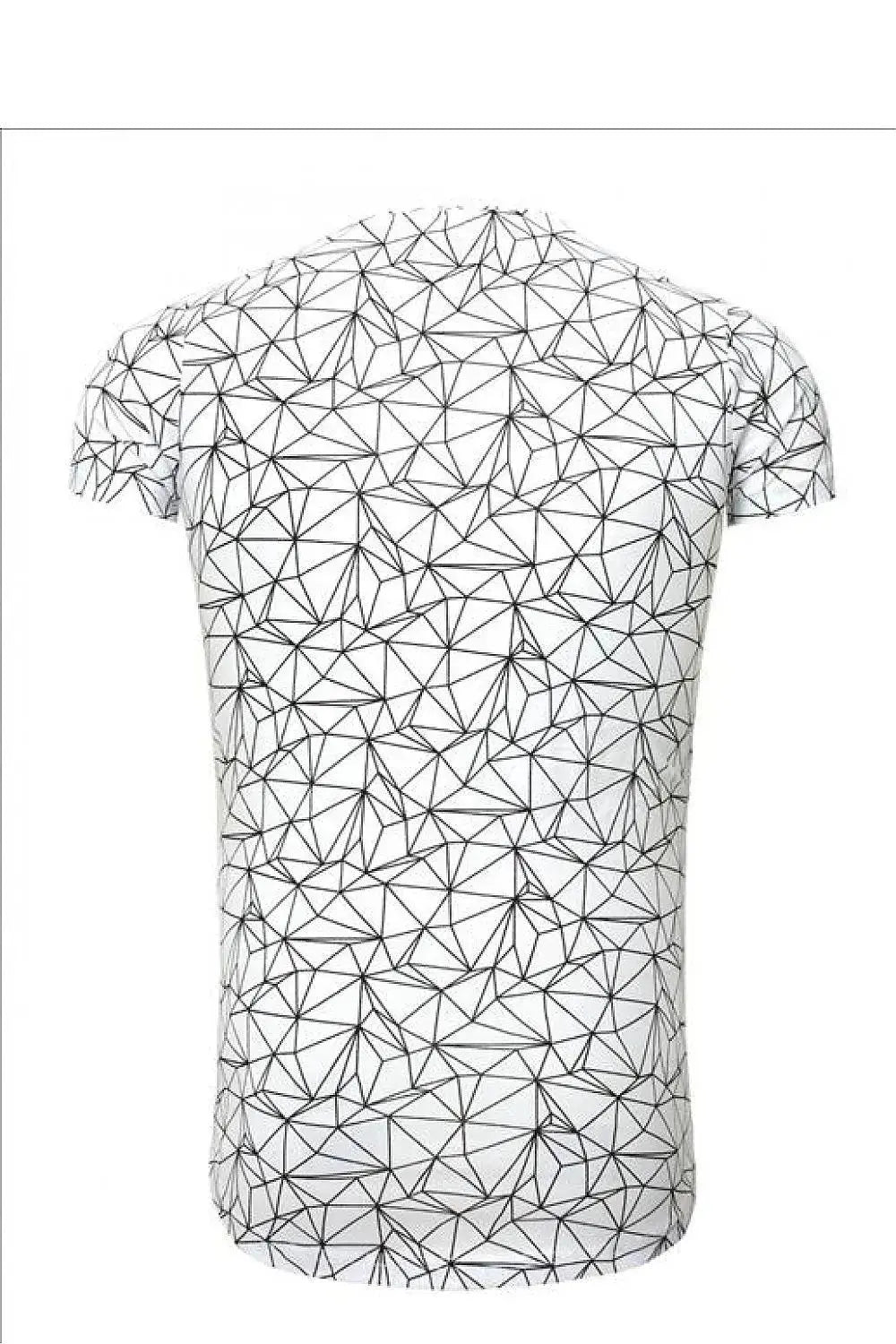 YourNewStyle Men's short sleeve white t-shirt