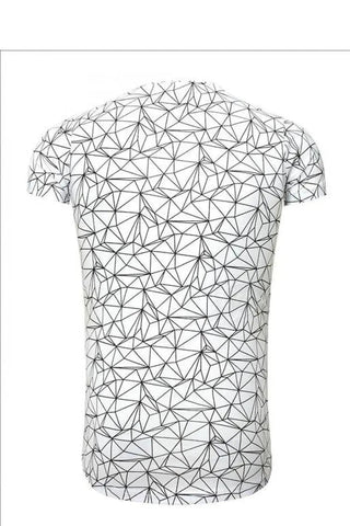 YourNewStyle Men's short sleeve white t-shirt