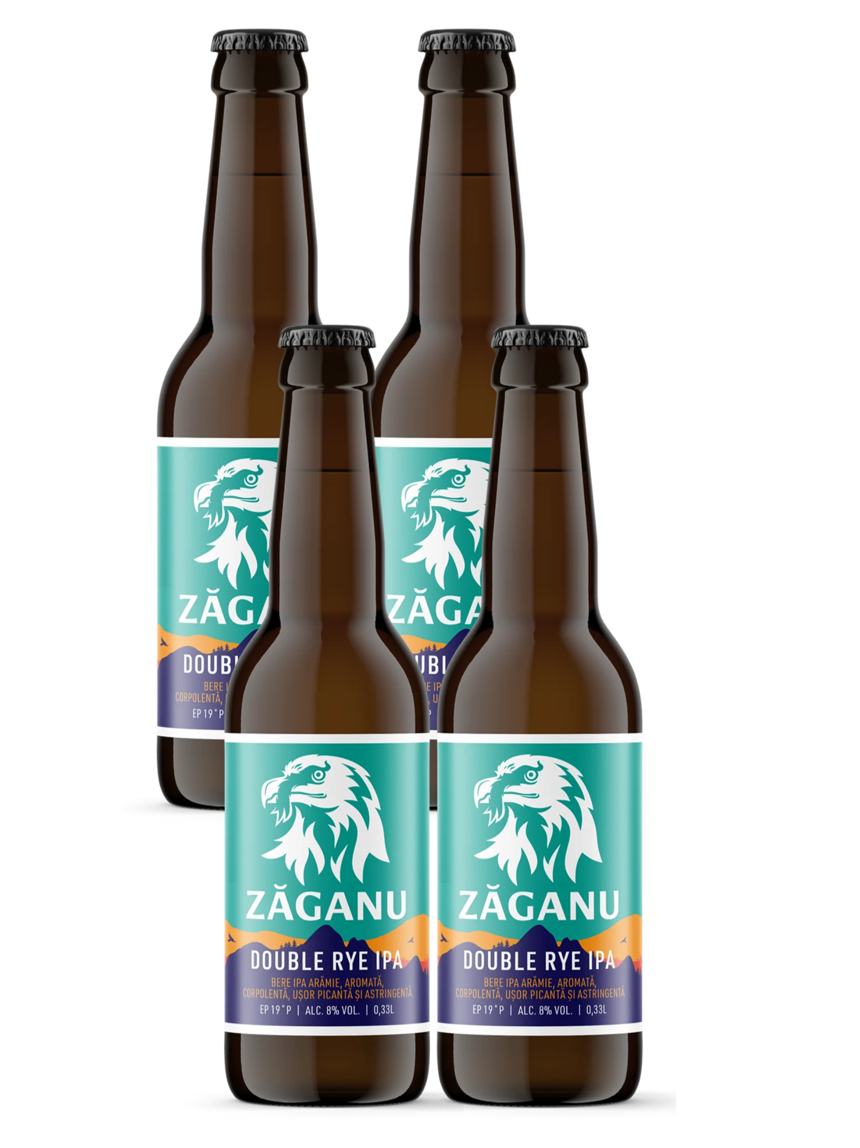 Zaganu Double Rye IPA 19P 4x330ml