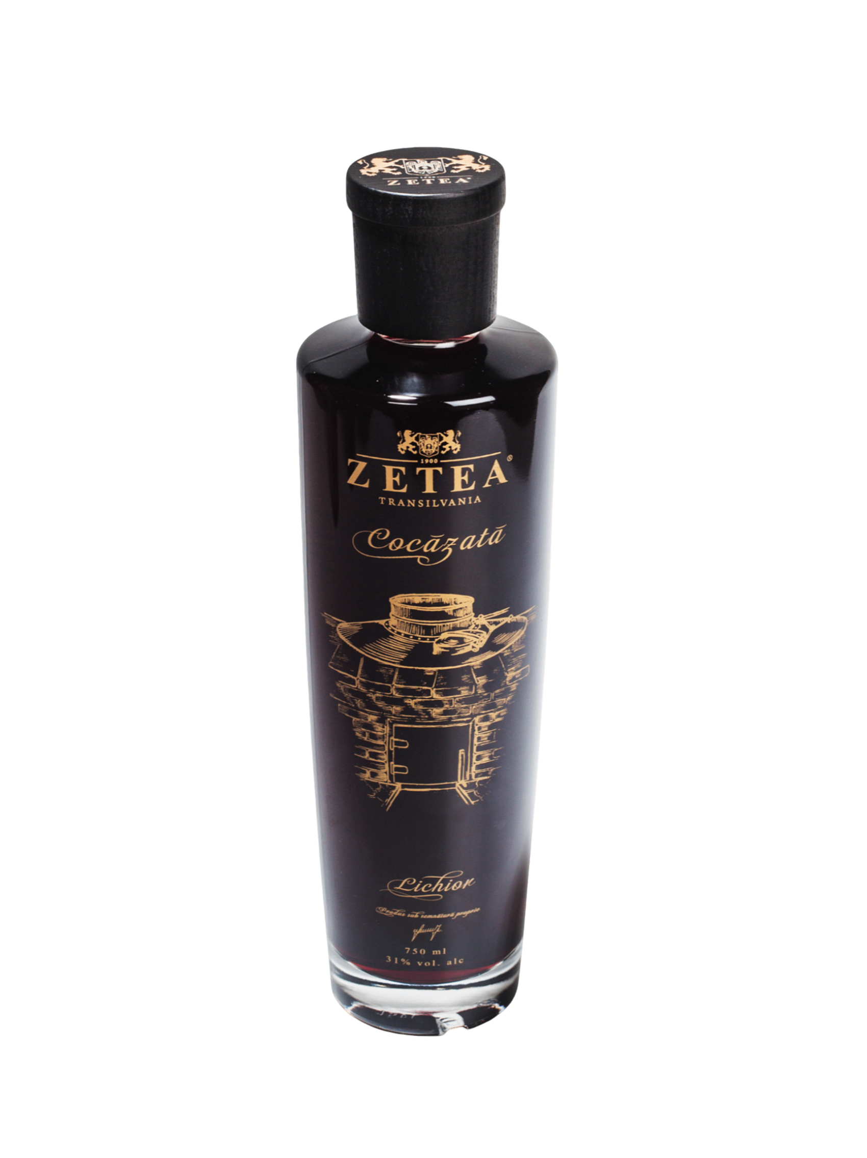 Zetea Blackcurrant Liqueur (Cocazata / Lichior coacaze) 750ml
