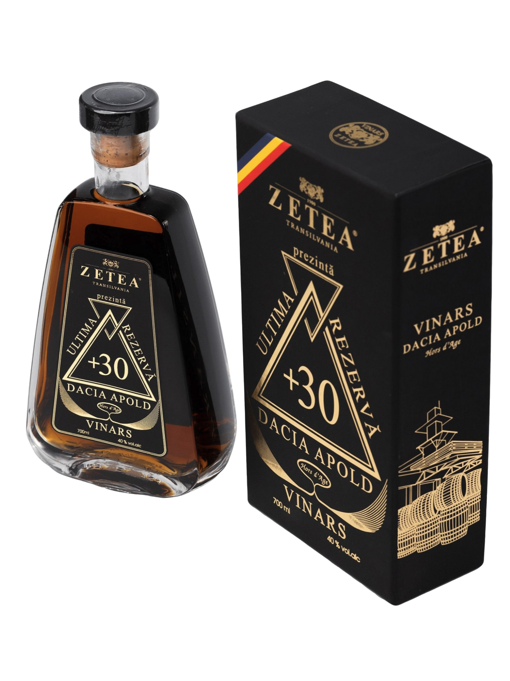 Zetea Ultima Rezerva (Last Reserve) Dacia Apold Hors D'Age Brandy (Vinars) 700ml