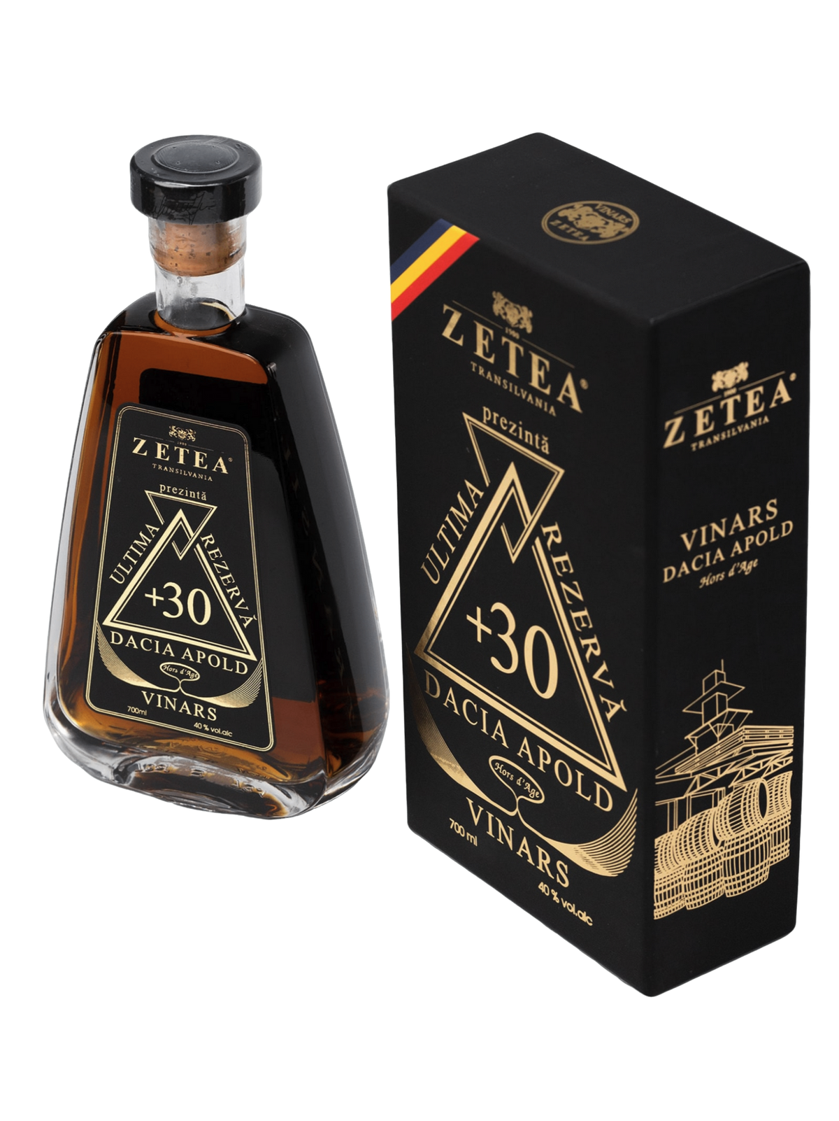 Zetea Ultima Rezerva (Last Reserve) Dacia Apold Hors D'Age Brandy (Vinars) 700ml
