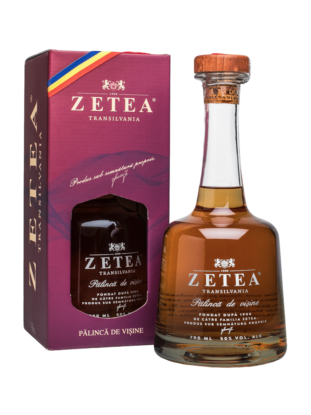 Zetea Sour Cherry Brandy (Palinca visine / Sour cherry palinka) 700ml