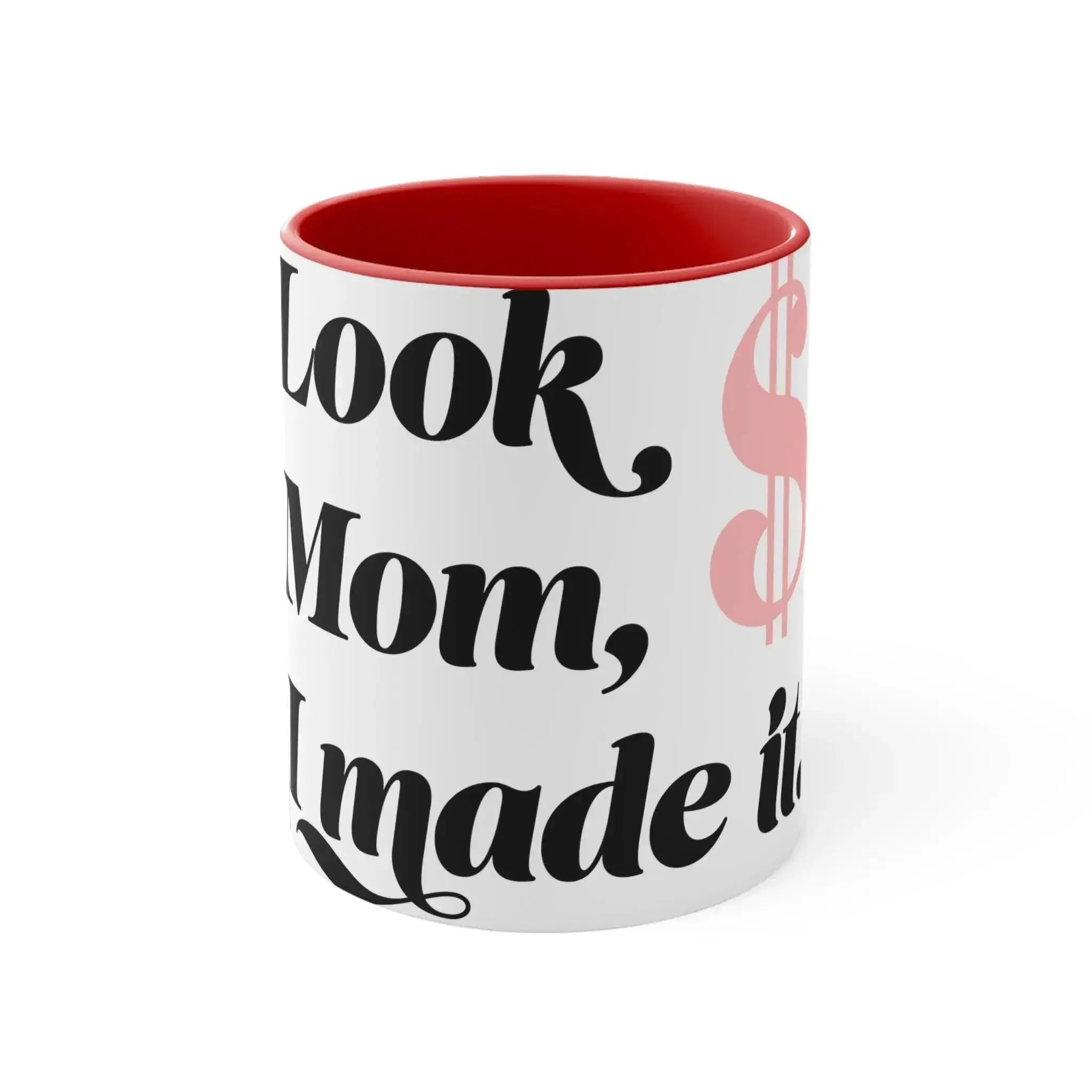 Accent Coffee Mug, Mum, I made it  11oz