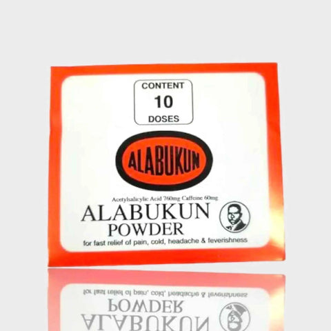 Acetylsalicylic Acid 760mg Caffeine 60mg Alabukun Powder