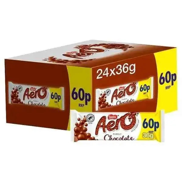 Aero Bubbly Milk Chocolate Bar 36g PMP 60p (Case of 24)