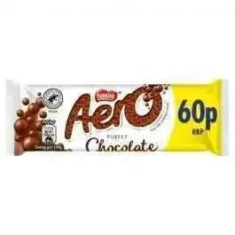 Aero Bubbly Milk Chocolate Bar 36g PMP 60p (Case of 24)
