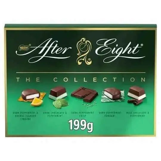 After Eight Dark and Milk Peppermint Chocolate Box 199g (Case of 8)