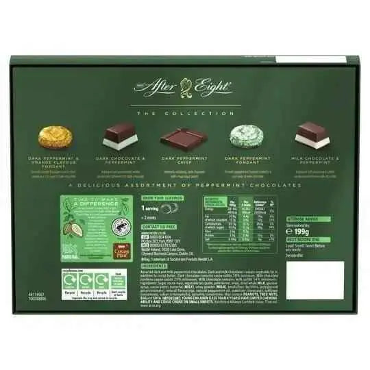 After Eight Dark and Milk Peppermint Chocolate Box 199g (Case of 8)