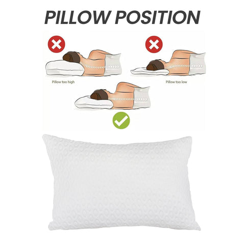 OLIVIA ROCCO Air Flow Pillow Hotel Quality Anti Snore Side Sleeper Premium Fibre Filling For Neck And Back Support With Breathable Cooling Technology