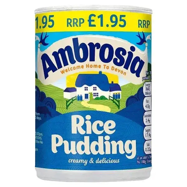 Ambrosia Rice Pudding 400g (Case of 12)