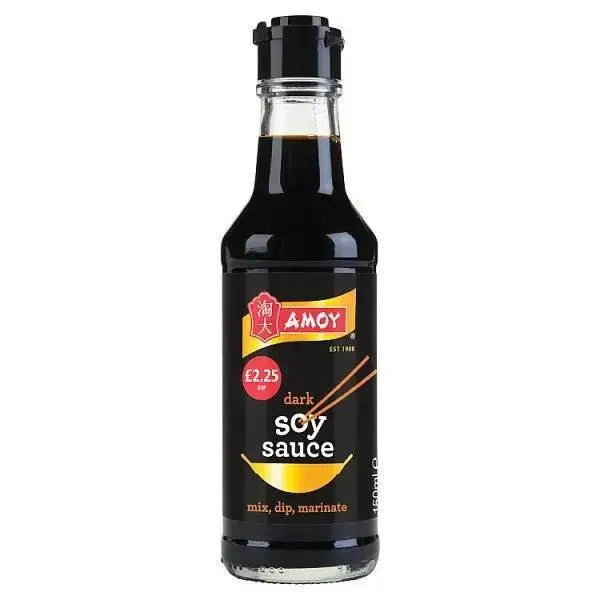 Amoy Dark Soy Sauce 150ml, Versatile and Flavorful (Case of 6)