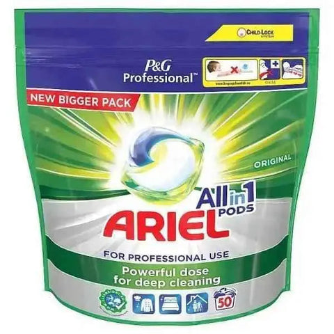 Ariel All In 1 Professional Pods Washing Liquid Capsules Regular 100 Washes