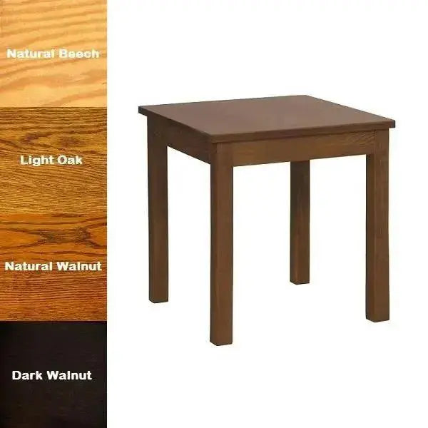 Arundel Wooden Table 70x70cm in Dark Walnut
