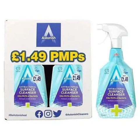 Astonish Antibacterial Surface Cleanser 750ml (Case of 6)