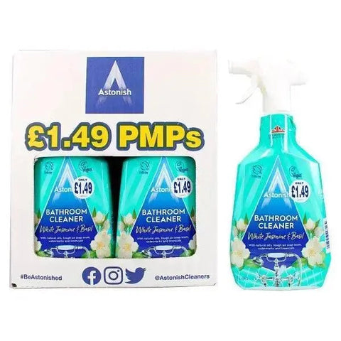 Astonish Bathroom Cleaner White Jasmine & Basil 750ml (Case of 6)