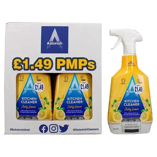 Astonish Kitchen Cleaner Zesty Lemon 750ml (Case of 6)