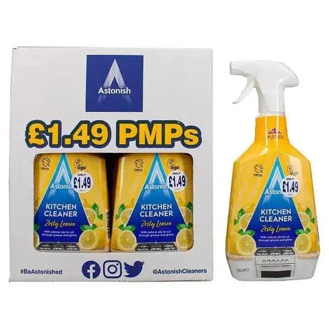 Astonish Kitchen Cleaner Zesty Lemon 750ml (Case of 6)