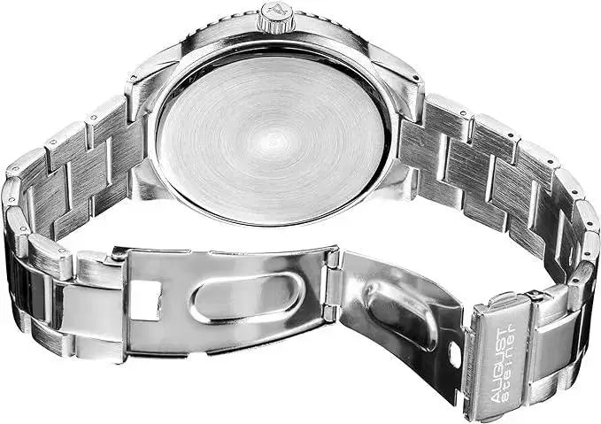 August Steiner Mens Mercury Quartz Multifunction Divers Bracelet Watch