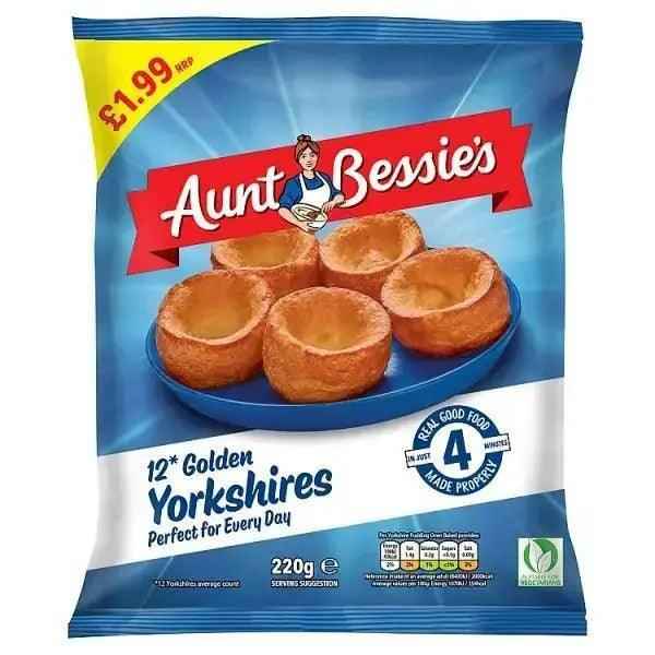 Aunt Bessies 12 Golden Yorkshires 220g