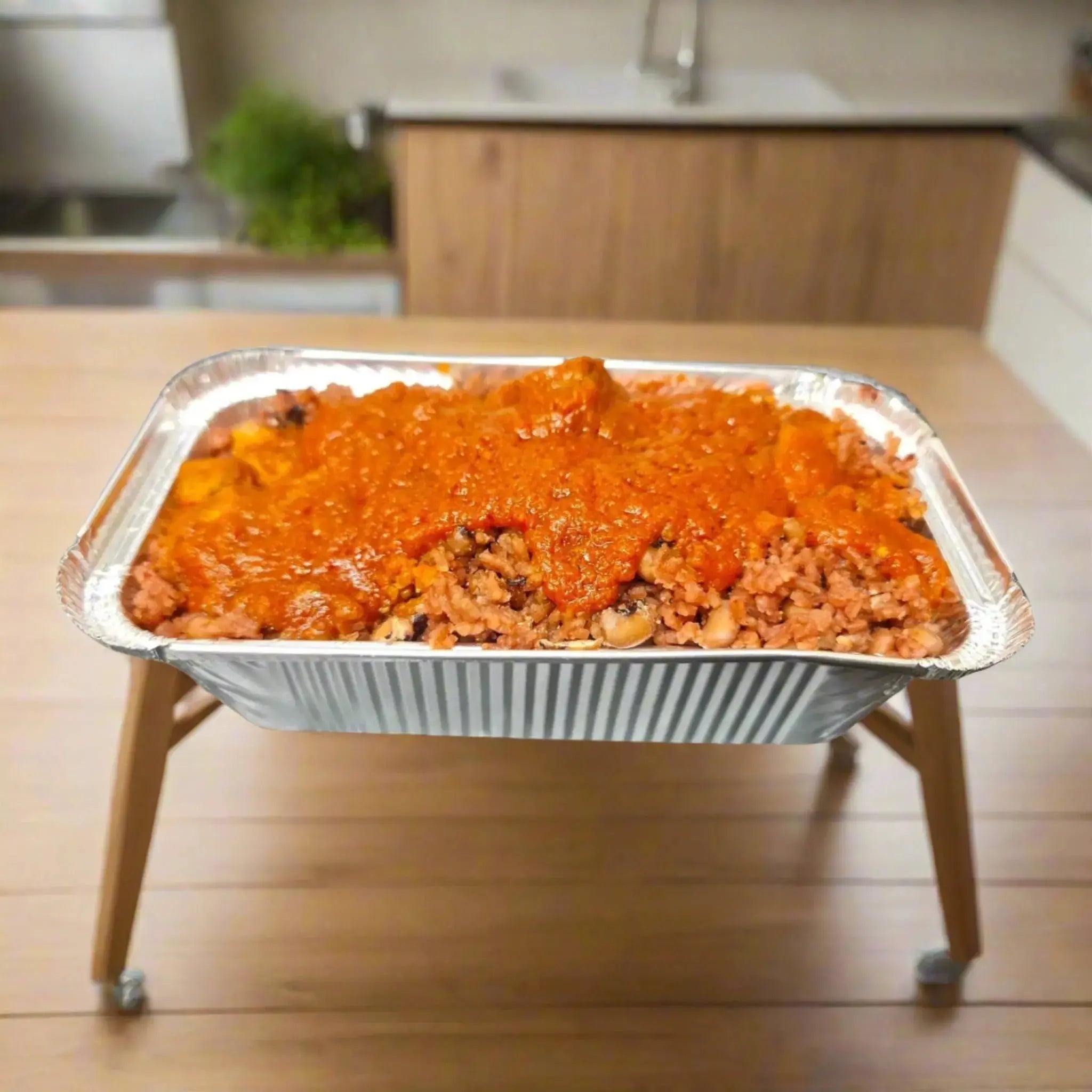 Aunt Maggie's Homemade Waakye 600g-(Rice & Beans)
