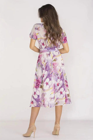 awama chiffon daydress with elastic lining