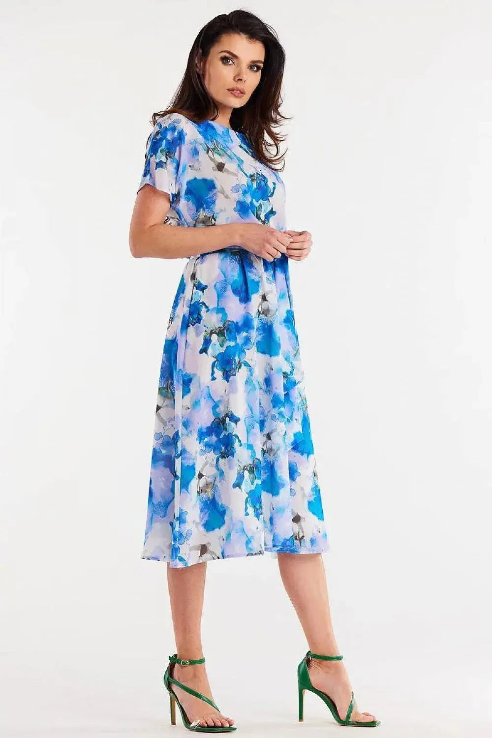 awama chiffon daydress with elastic lining