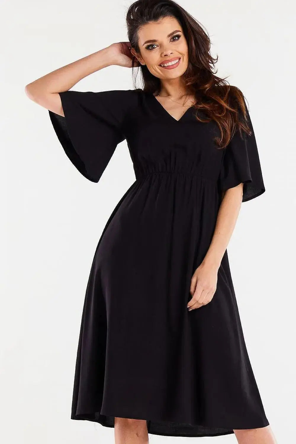 awama daydress made of viscose, slightly flared at the bottom