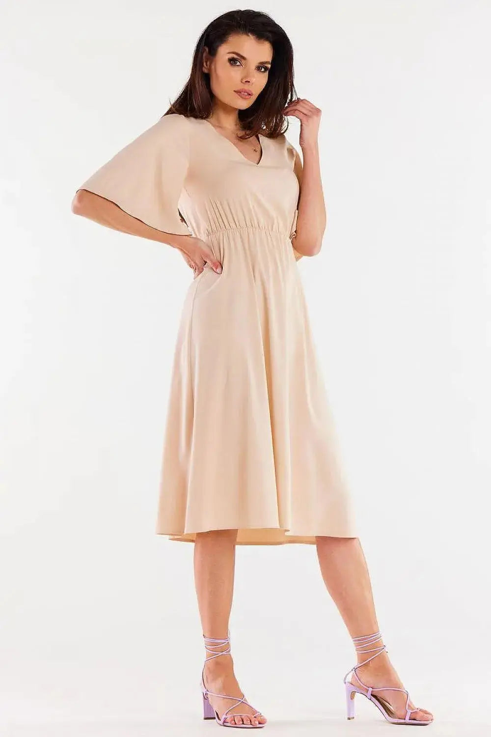 awama daydress made of viscose, slightly flared at the bottom