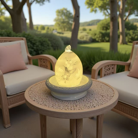 3D Water Fountain with Light