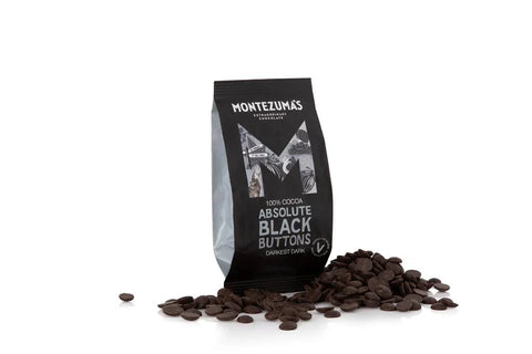 Absolute Black Buttons - Montezumas Chocolate - 180g