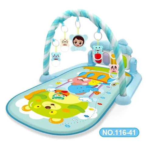 Baby Activity Gym Play Mat Musical Rack Kid Infant Multifunctional Fitness Frame Educational Crawling Carpet Toy