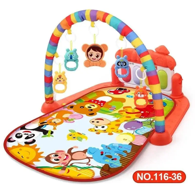 Baby Activity Gym Play Mat Musical Rack Kid Infant Multifunctional Fitness Frame Educational Crawling Carpet Toy