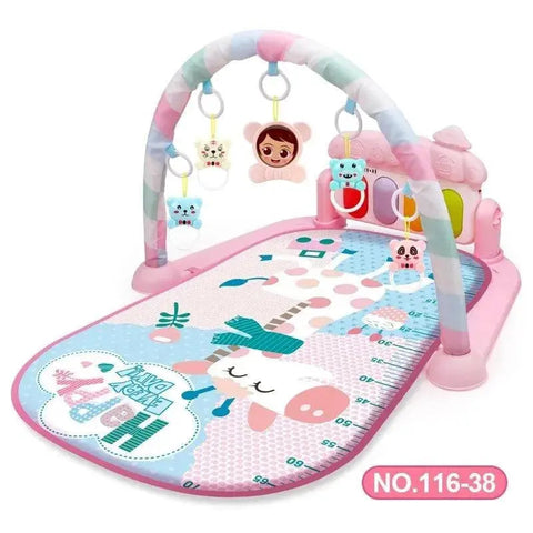 Baby Activity Gym Play Mat Musical Rack Kid Infant Multifunctional Fitness Frame Educational Crawling Carpet Toy