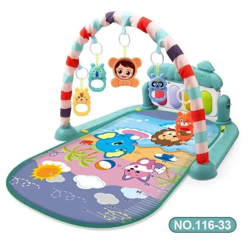 Baby Activity Gym Play Mat Musical Rack Kid Infant Multifunctional Fitness Frame Educational Crawling Carpet Toy