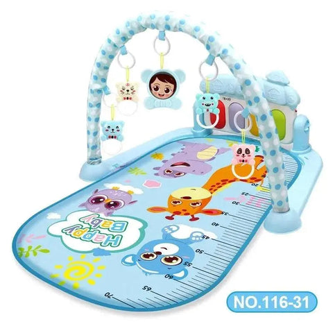 Baby Activity Gym Play Mat Musical Rack Kid Infant Multifunctional Fitness Frame Educational Crawling Carpet Toy