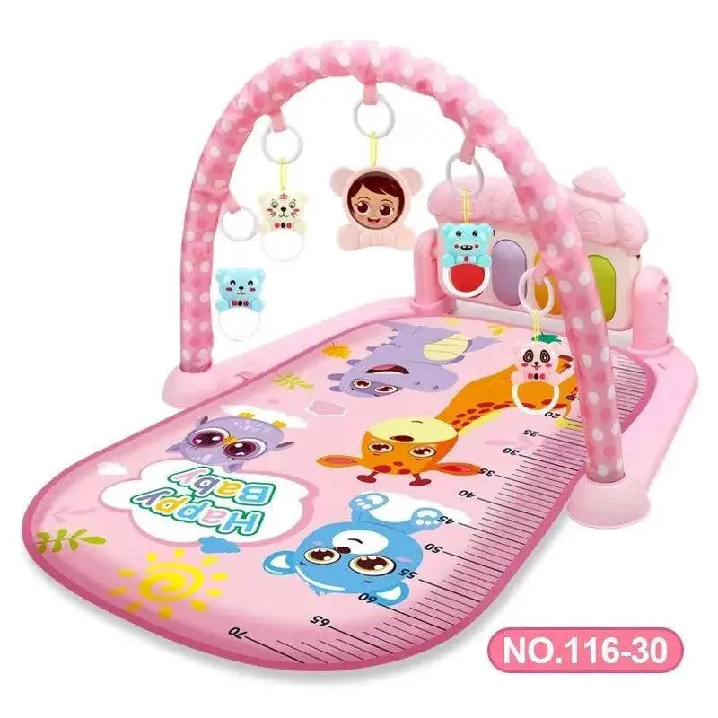 Baby Activity Gym Play Mat Musical Rack Kid Infant Multifunctional Fitness Frame Educational Crawling Carpet Toy