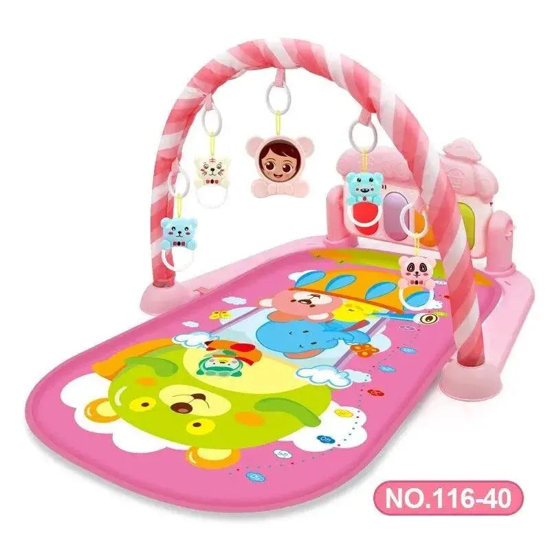 Baby Activity Gym Play Mat Musical Rack Kid Infant Multifunctional Fitness Frame Educational Crawling Carpet Toy