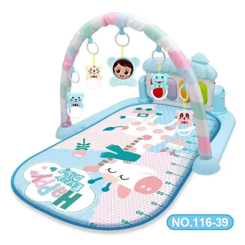Baby Activity Gym Play Mat Musical Rack Kid Infant Multifunctional Fitness Frame Educational Crawling Carpet Toy
