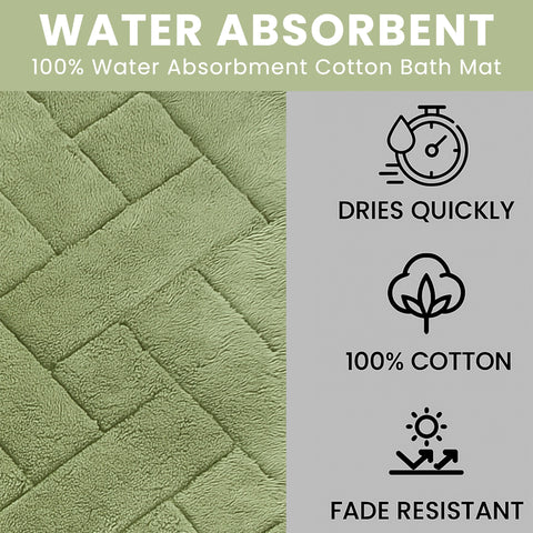 OLIVIA ROCCO Bali Bath Mat And Pedestal Set Luxurious Super Absorbent Easy Care Extra Soft Cotton Mats In Multiple Colours