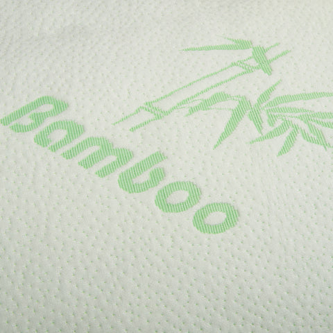 OLIVIA ROCCO Bamboo Memory Foam Pillow Hypoallergenic Cooling Luxury Fibre Filling For Superior Comfort For Side And Back Sleepers
